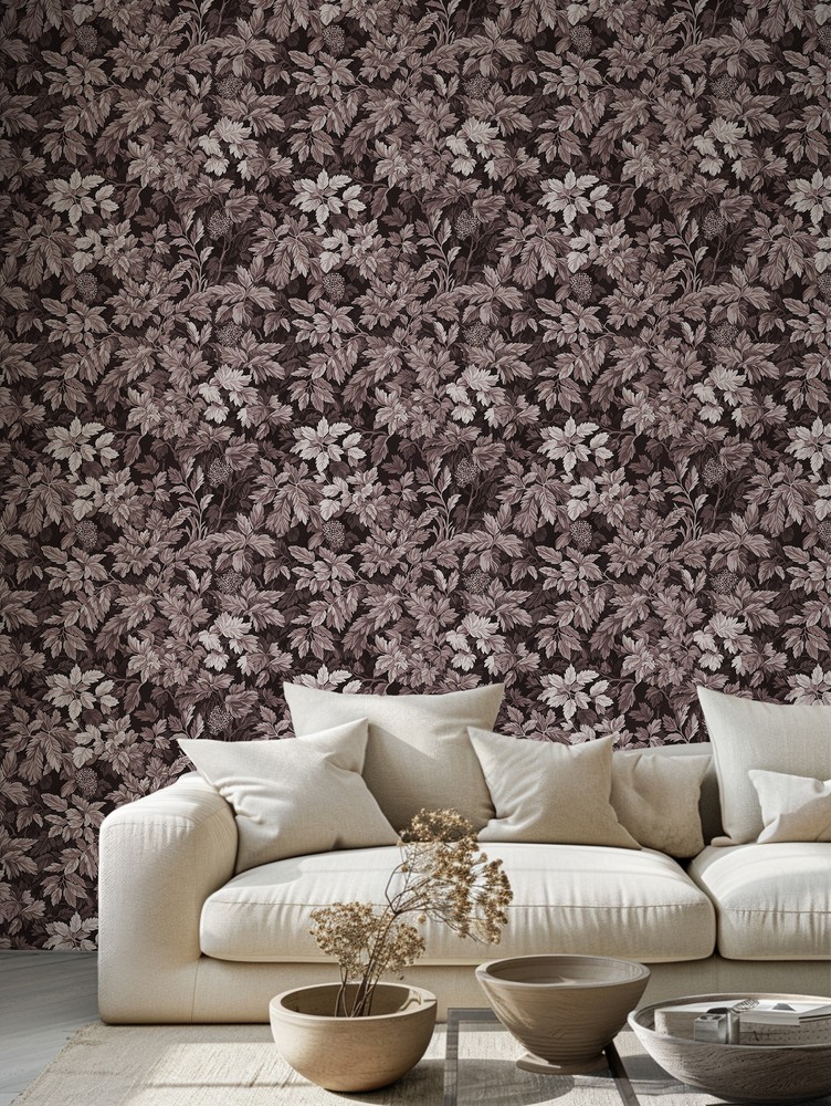 Cornelius Dark Red - 1050301-03 wallpaper Palette