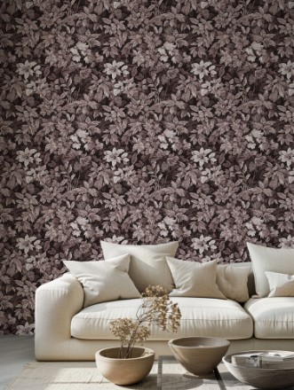 Cornelius Dark Red - 1050301-03 wallpaper Palette