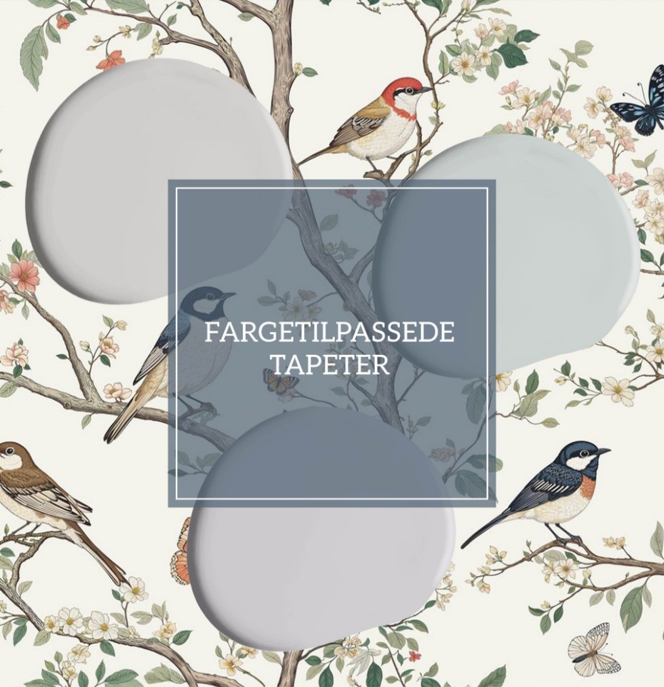 Fargematchede tapeter