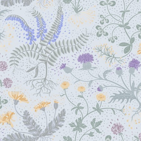 Picture of Summer meadow light Blue - 1035401-04