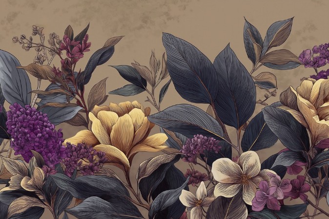 Picture of Tropical Blooms II