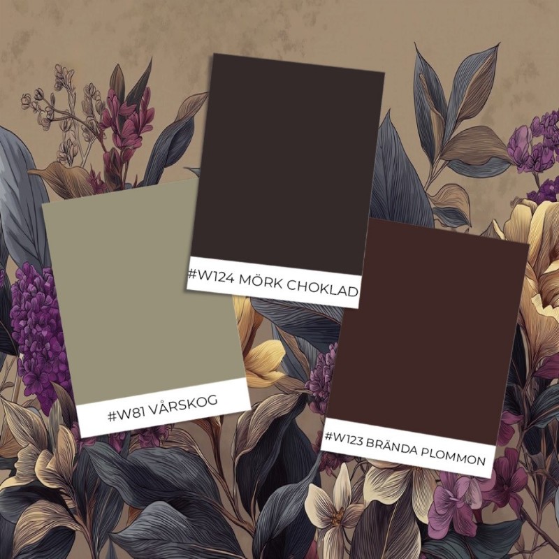 Picture of Värinäyte malli - Tropical Blooms II