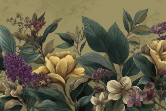 Picture of Tropical Blooms III