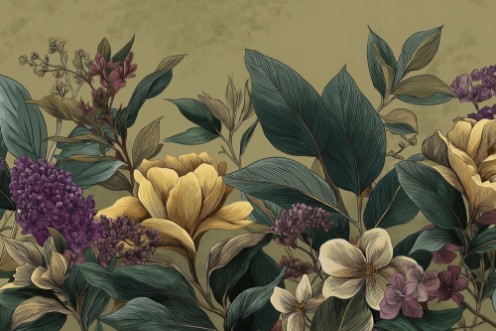 Picture of Tropical Blooms III