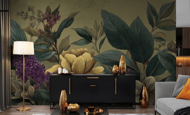 Picture of Tropical Blooms III