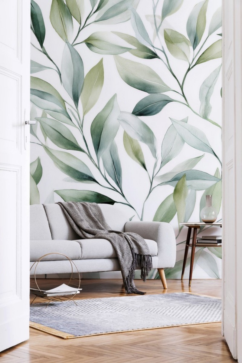 Picture of Väriyhdistelmä Leaves All Over III - 11142-01