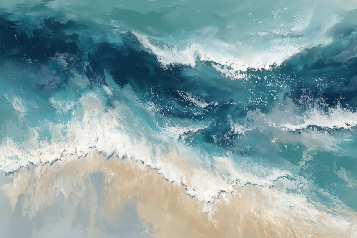 Bild på Summer Waves I