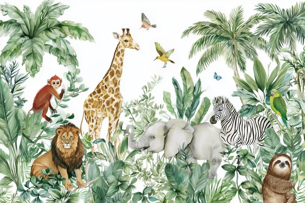 Afbeeldingen van Jungle Friends I
