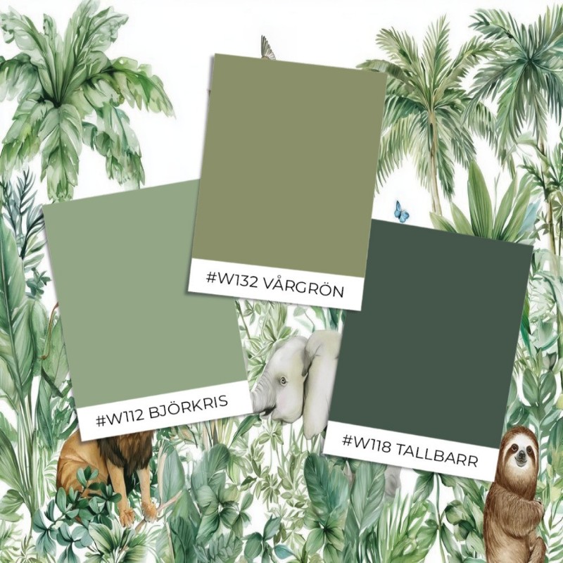 Picture of Värinäyte malli - Jungle Friends I
