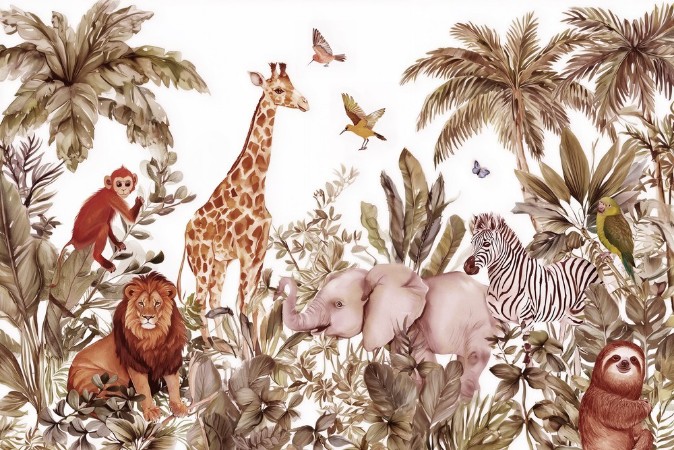 Bild på Färgsättning Jungle Friends II - 11196-01