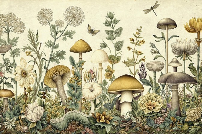 Picture of Vintage Fungi I