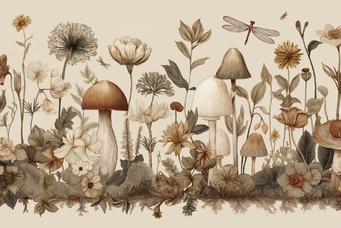 Picture of Woodland Fungi I