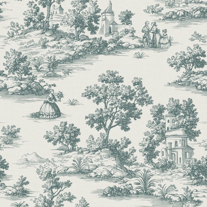 Toile de Jouy - 3858-1 wallpaper I.C.H. S.L.
