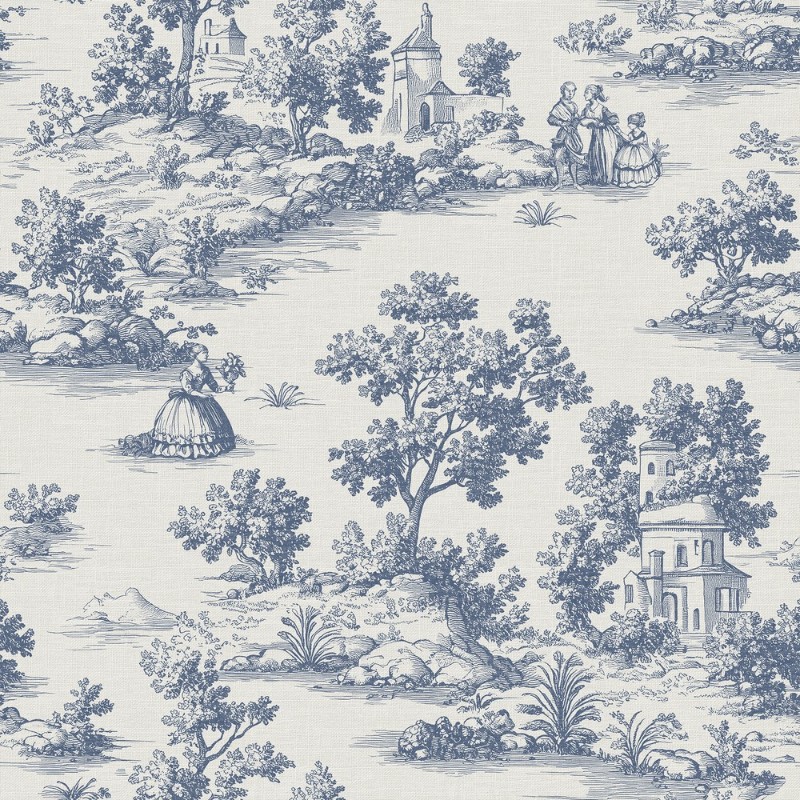 Toile de Jouy - 3858-3 wallpaper I.C.H. S.L.