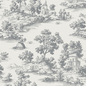 Toile de Jouy - 3858-6 wallpaper I.C.H. S.L.