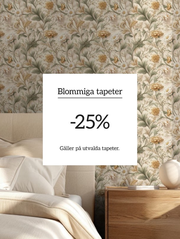 Blommiga tapeter