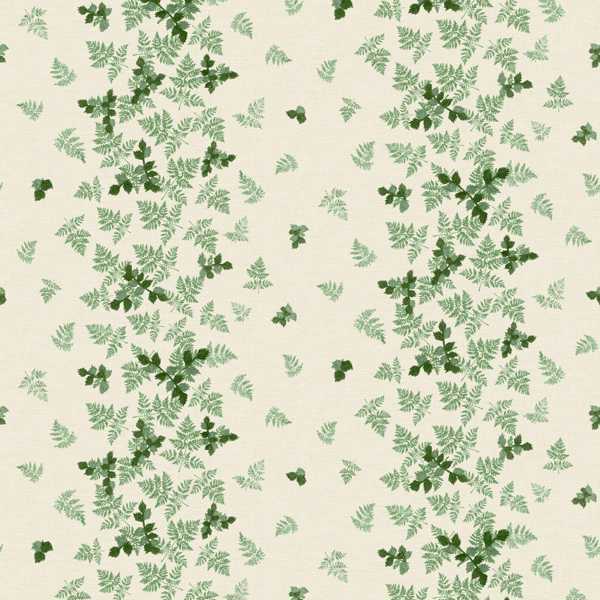 Alices Fern Silver/Green - SAX0078-01 wallpaper Sanderson