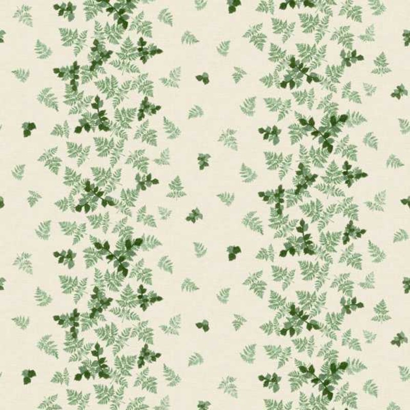 Alices Fern Silver/Green - SAX0078-01 wallpaper Sanderson