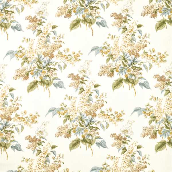 Delphiniums & Lilac Meadow Moss - SAX0079-01 wallpaper Sanderson