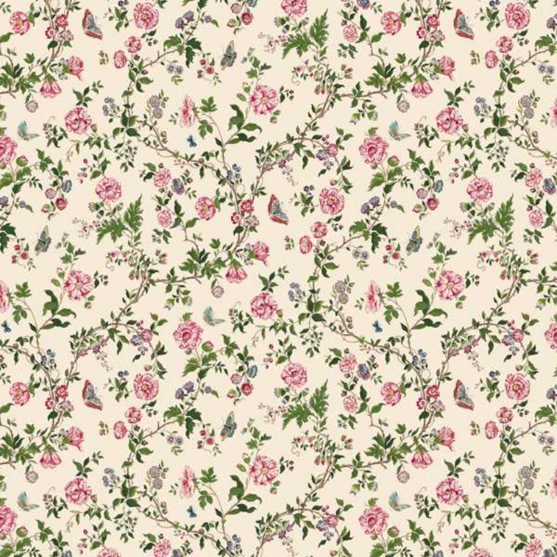 Kings Rose Chintz - SAX0080-01 wallpaper Sanderson